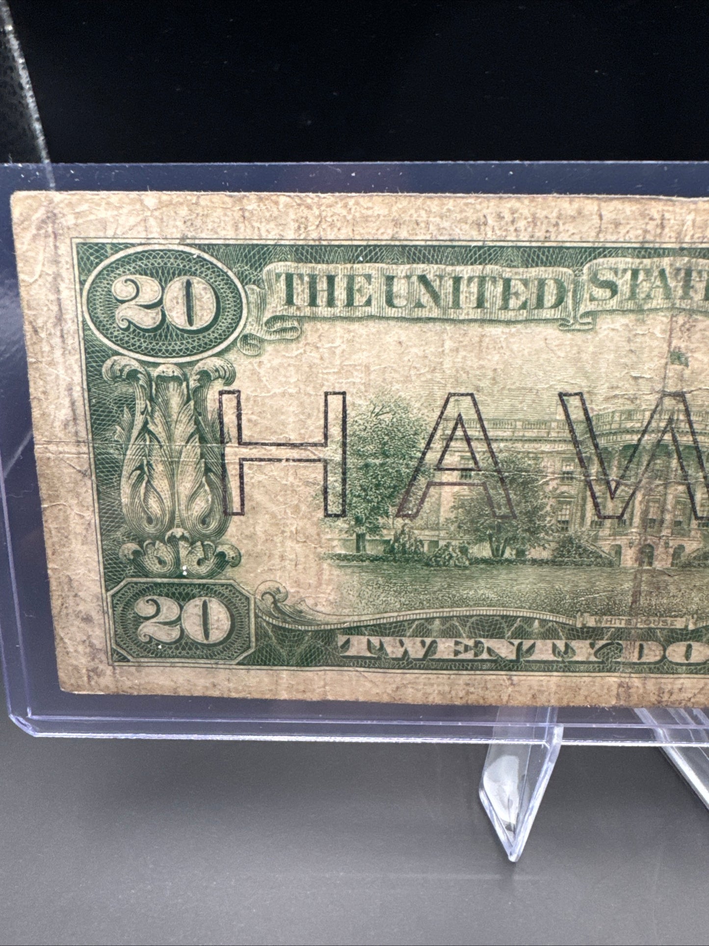 1934 A Twenty Dollar Federal Reserve Note $20 HAWAII Brown Circulated #87996